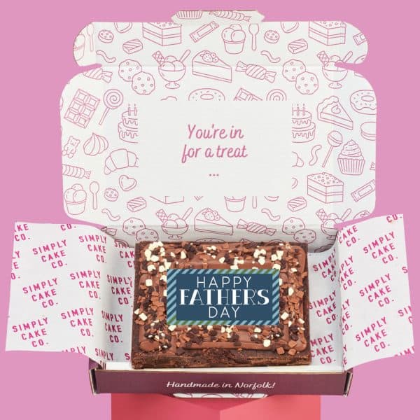Father's Day Brownie Slab