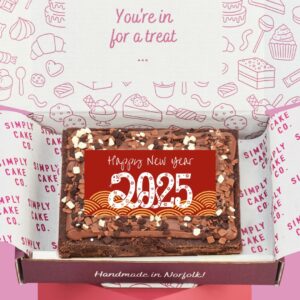 Lunar New Year Brownie Slab