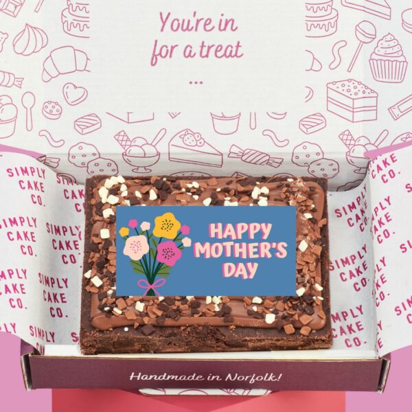 Happy Mother's Day Brownie Slab